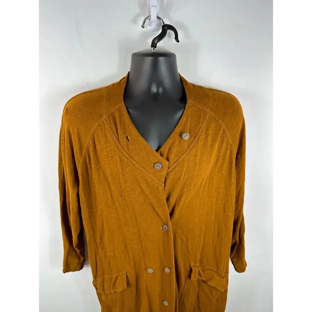 Free People Intimately Until Now Cardigan Boho Chic Maxi Length Sz XS Oversized - Picture 11 of 15